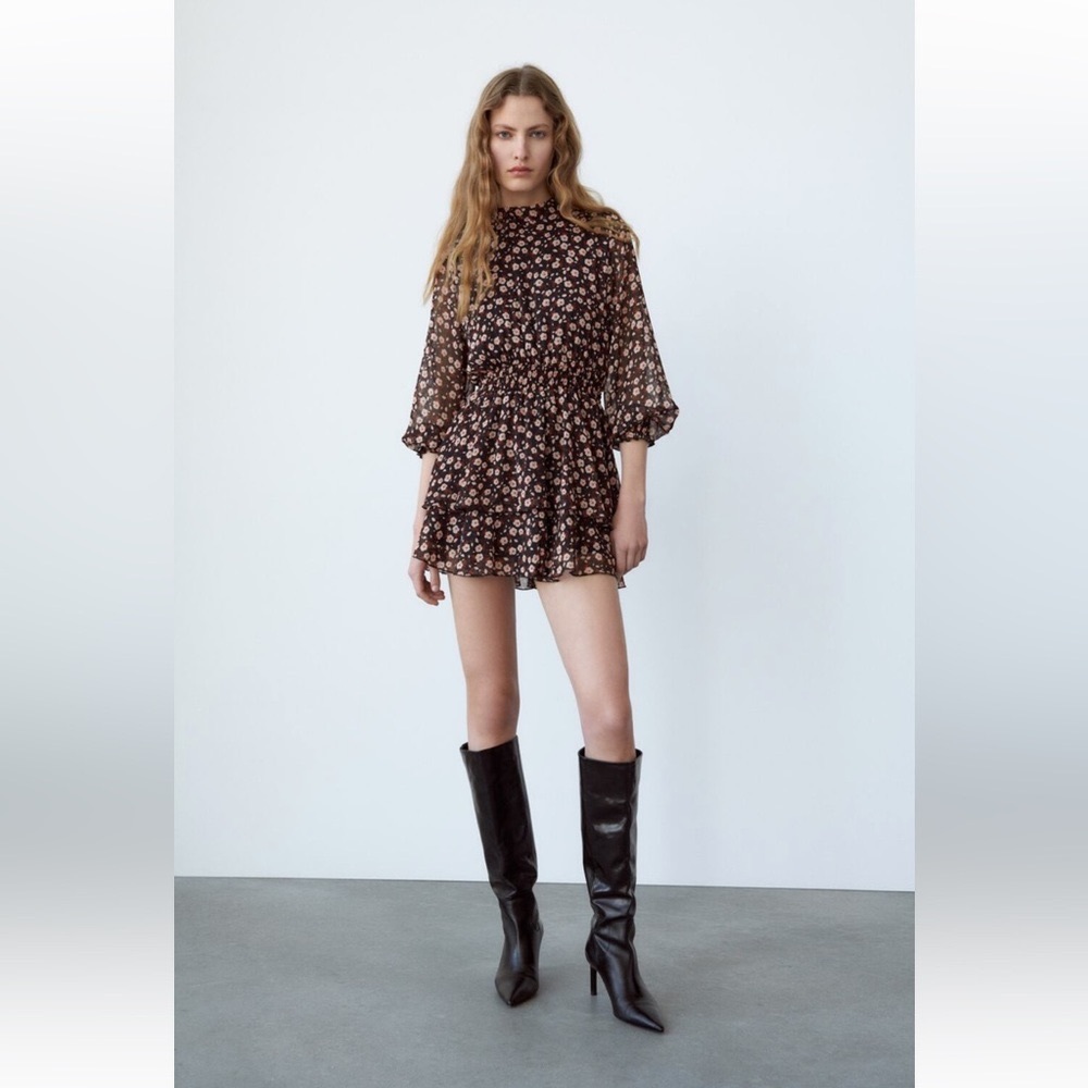 NWT Zara Floral Dress